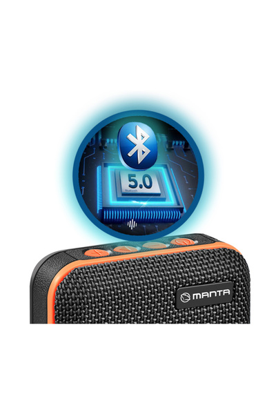MANTA Difuzor portabil Bluetooth SPK01GO USB Set mâini libere Radio FM