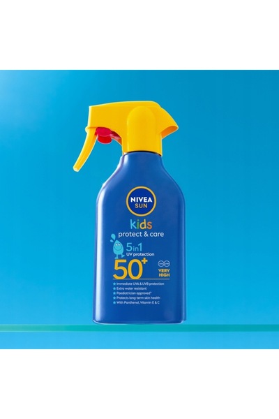 Nivea Sun Spray Protect & Care SPF50+ + Copii Balsam de protecție SPF50 + pungă
