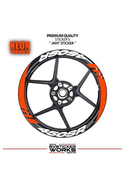 ARONA Cfmoto 450sr wide wheel rim decal sticker model 16-piece set - high qua...