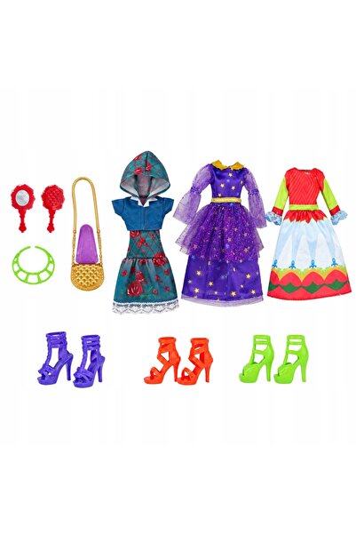 LeanToys Lalka Anlily Ciudat cu Deghizări Fantezie Rochii Accesorii Pantofi Set