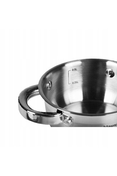 Klausberg Oală din oțel inoxidabil, Ø12cm 0.5l