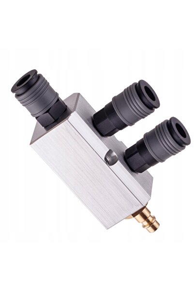 TC Technic Distribuitor de aer pneumatic, colector cu 3 racorduri rapide, din...