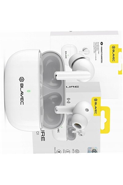 Blavec Căști wireless BW-01 albe Bluetooth pentru Huawei E5575
