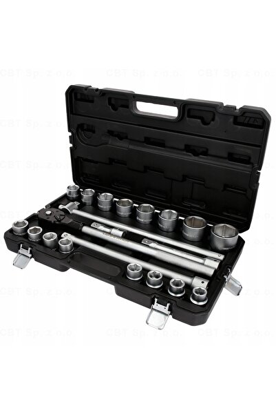 KS Tools Set de chei tubulare cu clichet, 21 piese. 3/4 19-50 MM