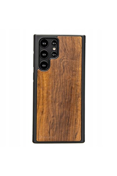 BewooDesign Husă din lemn pentru Samsung Galaxy S22 Ultra IMBUIA