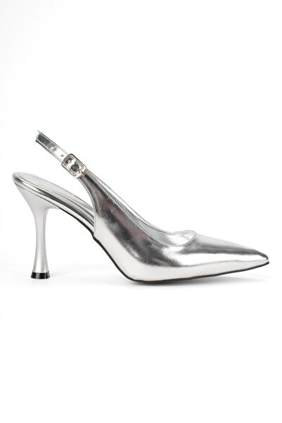 Satenora Silora Women's Mirror Pointed Toe 7 cm Heeled Shoes