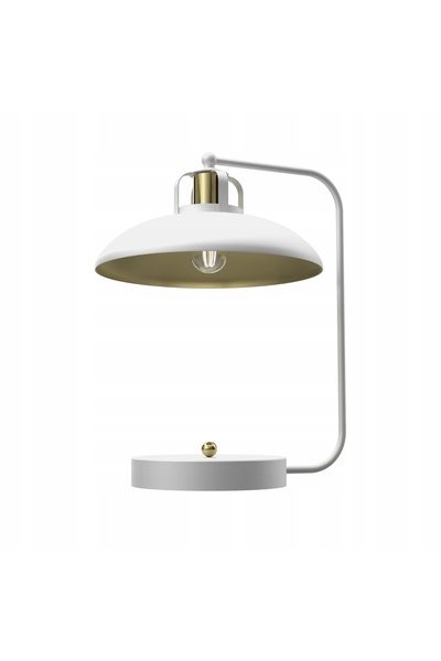 Milagros jewelry LAMPĂ DE BIROU LED LAMPA DE BIROU LED FELIX ALB/AURIU 1xE27