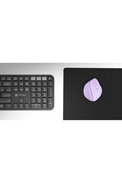 Natec Genesis Mouse wireless vertical NATEC Crake 2 Pure Lavender / BT 5.2 + ...