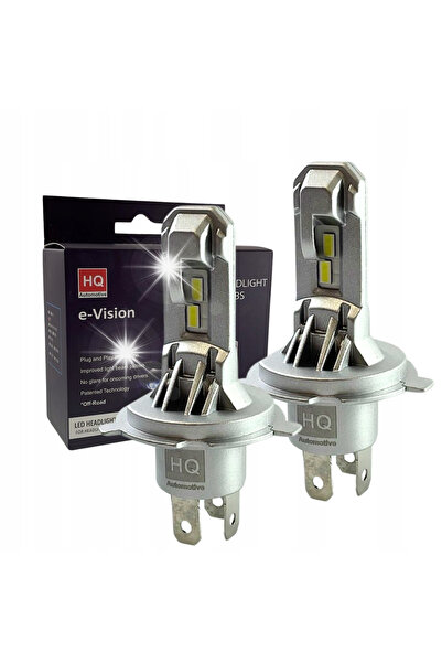 HQ Automotive Becuri LED H4 4000K Alb Neutru 12V Retrofit Potrivire 1:1