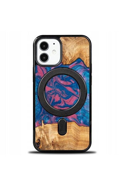 BewooDesign Husă Bewood Unique pentru iPhone 12 Mini - Neon - Vegas cu MagSafe