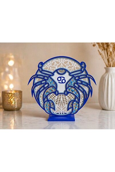 IMALDI PRO Decor pentru casă Zodia Rac – Ornament 3D din plastic, Design Mode...