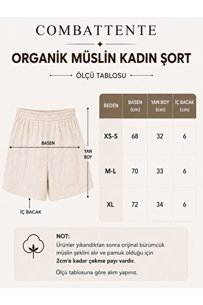 combattente exclusive products Combattente Muslin Short Shorts