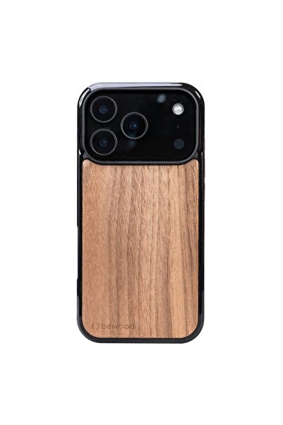 BewooDesign Husă din lemn Bewood pentru iPhone 17 Pro, Nucă americană