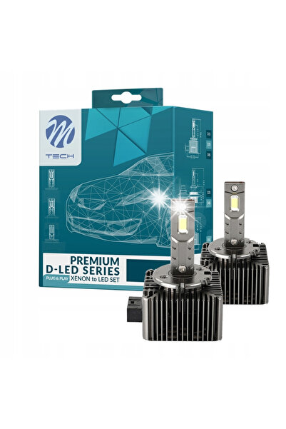 M-TECH D1S LED XENON KIT RETROFIT PLUG & PLAY 6000K + 200% 8400 lumeni