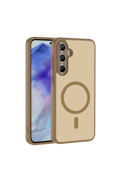 zore Galaxy A55 Case Magsafe Camera Protected Matte Anti-Fingerprint Omsy