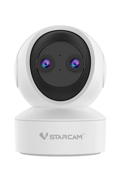Vstarcam smart κάμερα CS49D, 3MP, dual lens, WiFi, PTZ, SD