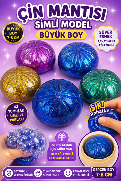 HEDİYEVİM BÜYÜK BOY SİMLİ ÇİN MANTISI SQUİSHY DUMPLİNG