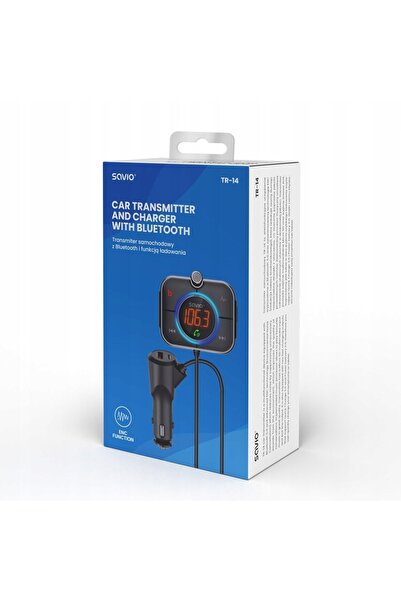 Savio Transmițător FM TR-14 SD USB Bluetooth