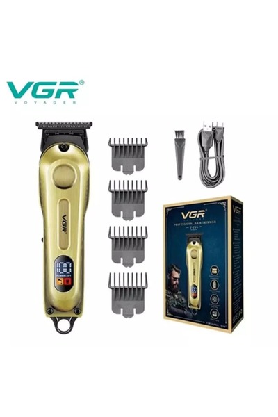 VGR V-294 retro metal electric hair clipper t-shaped sharp knife head men's