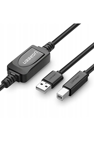 NO BRAND Cablu USB - USB Tip B UGREEN 15 m Negru