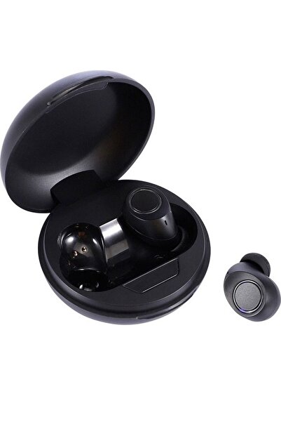 OEM Ακουστικά Bluetooth Handsfree DT-11 Ενδοωτικά Μαύρα με Θήκη Φόρτισης