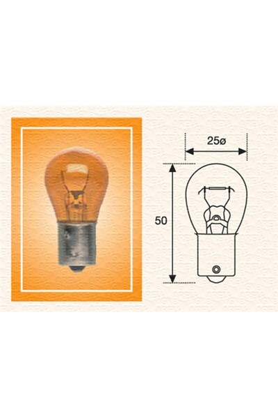 MAGNETI MARELLI R5W 24V 5W BA15s bulb