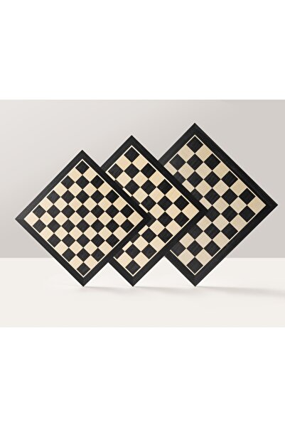 Sunrise Chess & Games Μέγεθος σκακιέρας αρ. 5 (χωρίς σήμανση) Μαύρο μαόνι/σφέ...