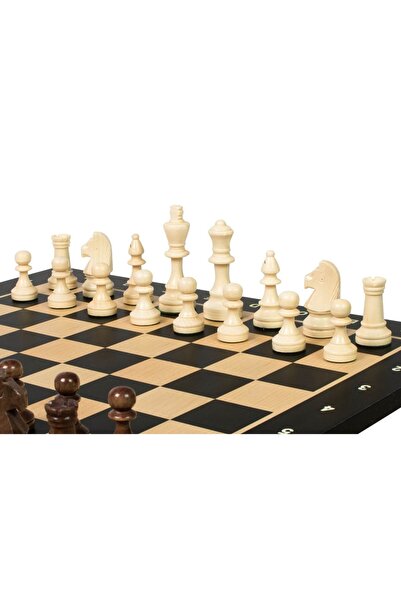 Sunrise Chess & Games Tournament chess Top Bottom Set no. 4 - 40 mm chessboar...