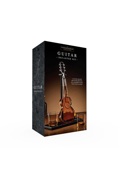 OEM The Source – Guitar Decanter Set — Καράφα & Ποτήρια “Κιθάρα” – Το Σετ για...