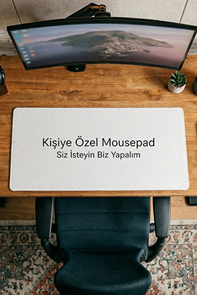 Halura Kişiye Özel Mousepad 30x70 Desenli Dijital Baskılı Oyuncu Mousepad XXL...