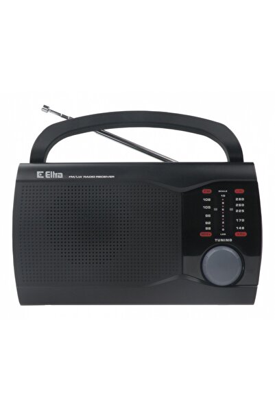 NO BRAND Radio cu baterii și de rețea ELTRA EWA LW/FM Negru