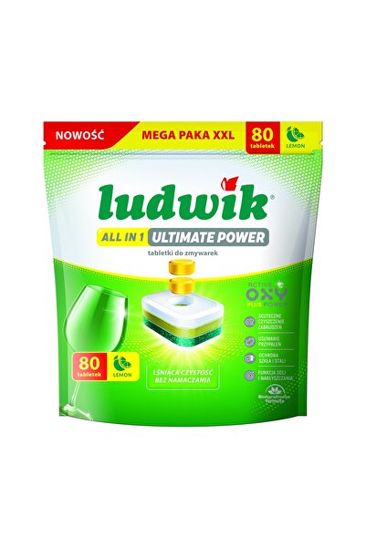 NO BRAND Tablete pentru mașina de spălat vase LUDWIK All In One Ultimate Powe...