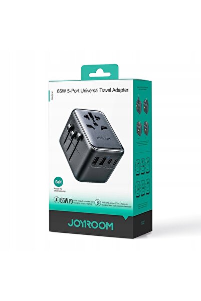 Joyroom Adaptor de călătorie JR-TCW02 65W Negru