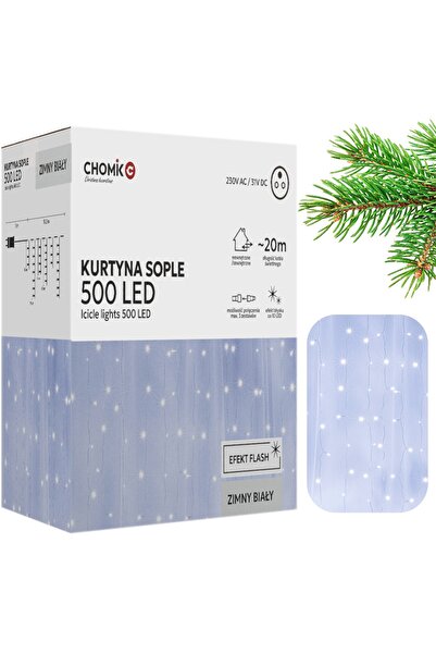 NO BRAND Perdea luminoasă LED EXTRALINK 9898 Sople 20 m Conectare la rețea