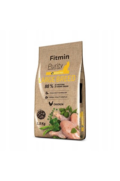 NO BRAND Hrana pentru pisici FITMIN Purity Rasa mare de pui 1,5 kg