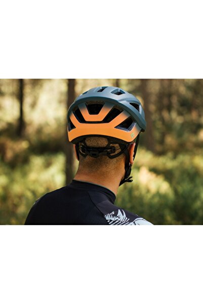 Lazer Cască de ciclism Cerro KinetiCore Albastru-portocaliu MTB (mărimea M)