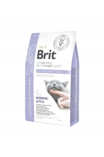 Brit Hrană pentru pisici Fără cereale Veterinary Diets Gastrointestinal 2 kg