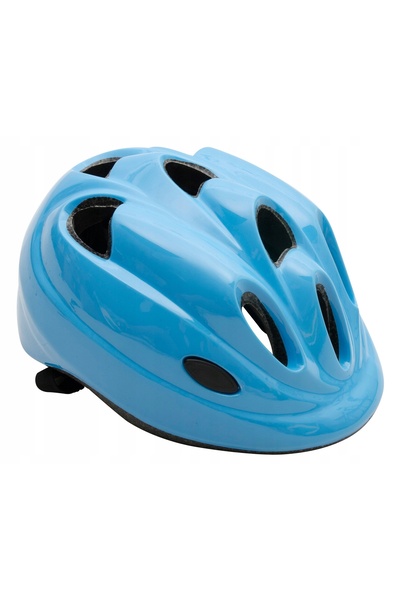 NİLOX Cască de bicicletă cu LED albastru pentru copii (S-M)