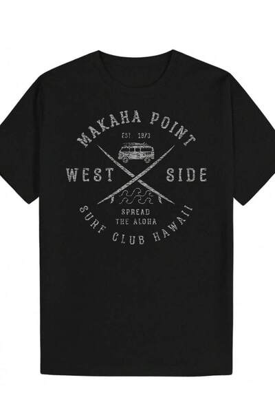 799 Men Print T-Shirt Shirt Summer Casual Hawaiian Surf Aloha Vintage Hawaii-...