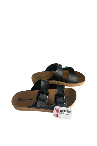 GEZER Double Buckle Economical Water Resistant Pool Beach Daily Slippers