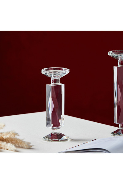 Generic Arienne Pillar Candleholder Color: Clear Size Medium