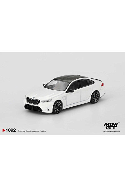 mini gt 1/64 BMW M5 G90 Alpine White MGT01092 Diecast Model Araba