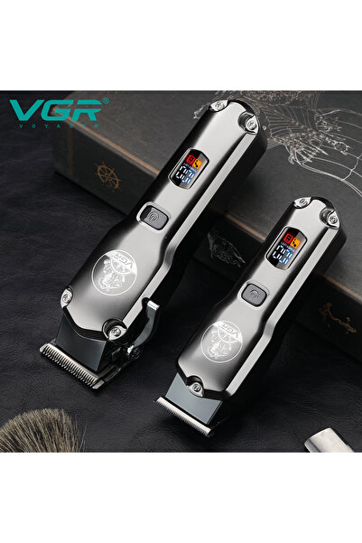 VGR V-675 Rechargeable Electric Professional Salon Barber Wireless Hair Trimm...