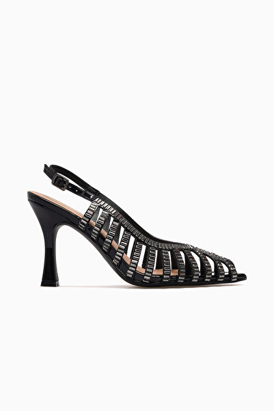 Guja Women's Stone Detailed Evening Dress Shoes 26Y 26Y204-2 Black