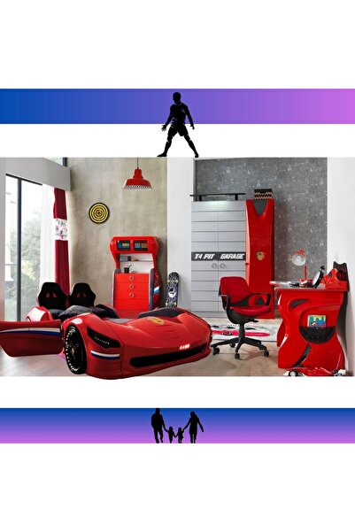 FARİNAY Kapısı Açılır Cabrio Garage Arabalı Karyola Takımı