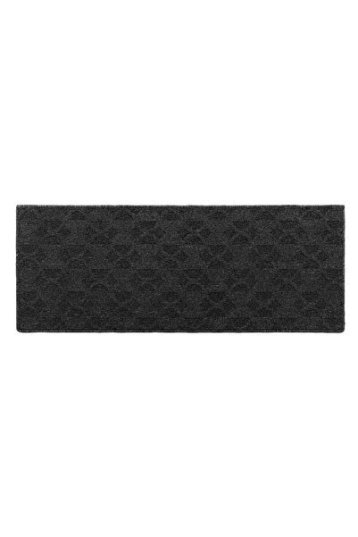 OEM Covoraș de intrare cu model cerc gri-negru 130x50cm - Durabil și elegant ...