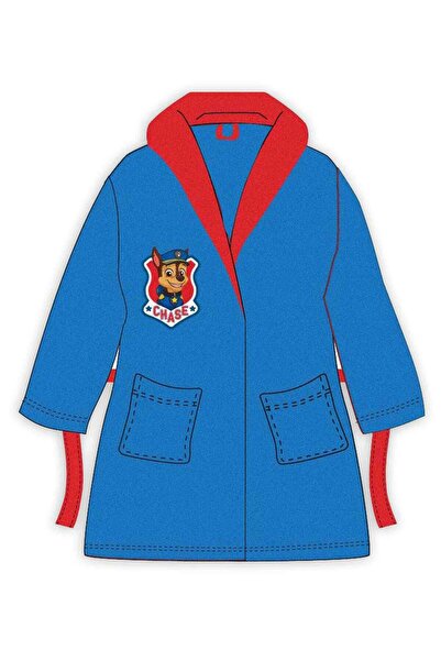 PAW PATROL Halat albastru 2-8 ani cu buzunare și cordon 100% poliester