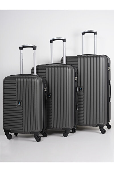 KTMC 3-Piece Luggage Set, ABS Material, Lightweight, 360° Rotated 4-Wheels, T...