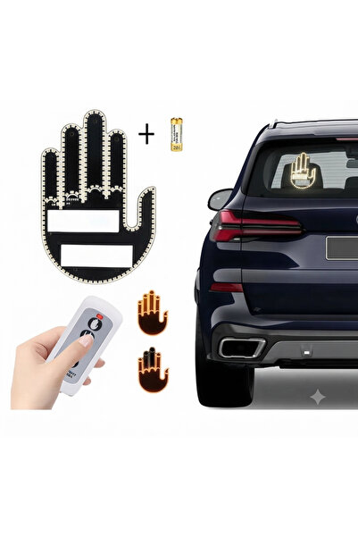 Generic "Fun Gesture" LED Car Display Light