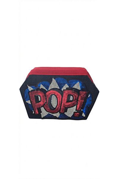 handedizayn Gizli Burslu POP Jean Kadın Clutch El Çantası